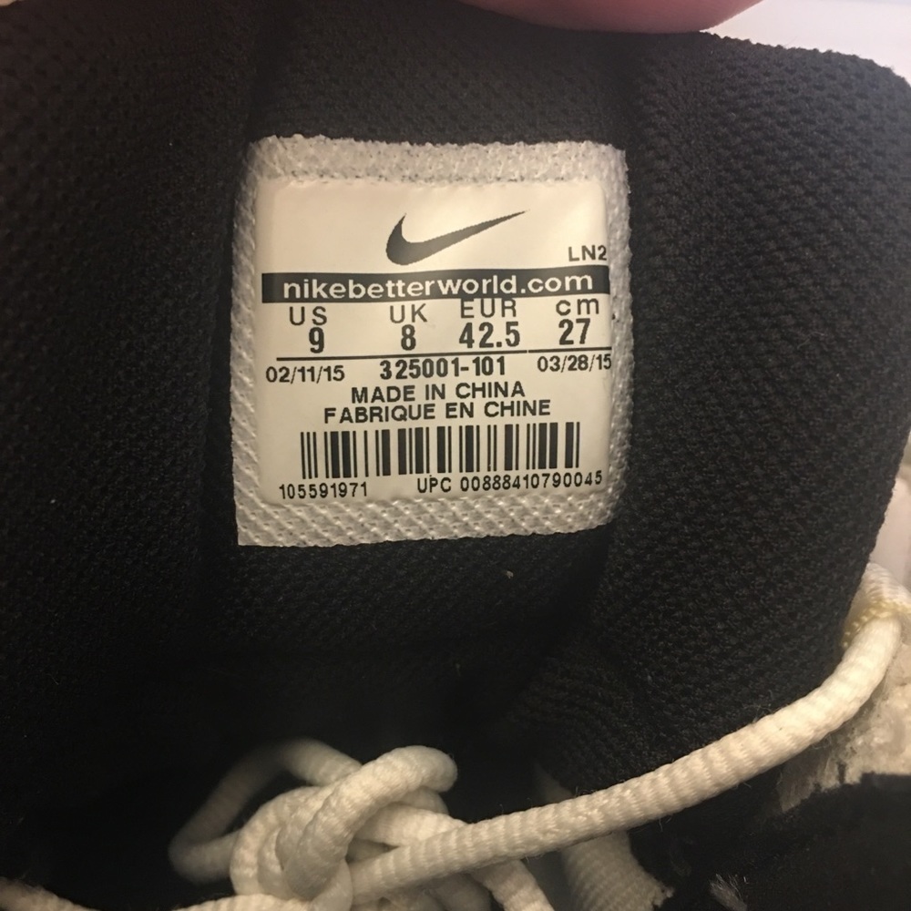 Nike Air Pippen High Top Sneakers Sz 9 - Picture 8 of 8